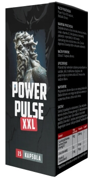 Power Pulse XXL kapsule za erekcijo, za potenco Slovenija